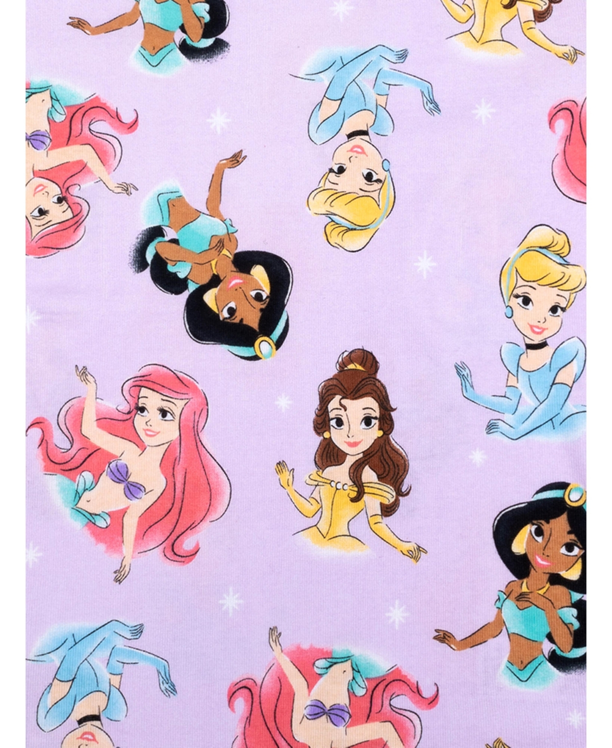 Shop Disney Princess Big Girls Short Set Pajamas, 4-piece In Assorted
