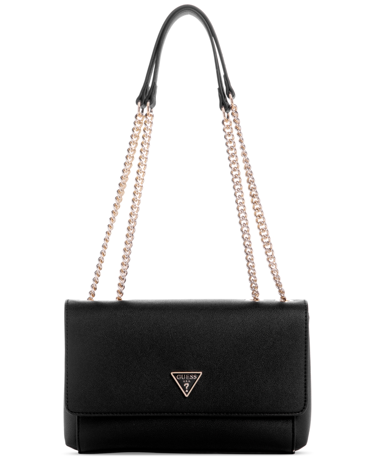 Guess Clai Small Convertible Crossbody, Created For Macy's In Black