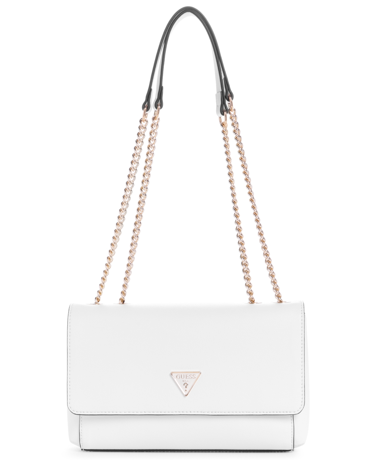 Guess Clai Small Convertible Crossbody, Created For Macy's In White
