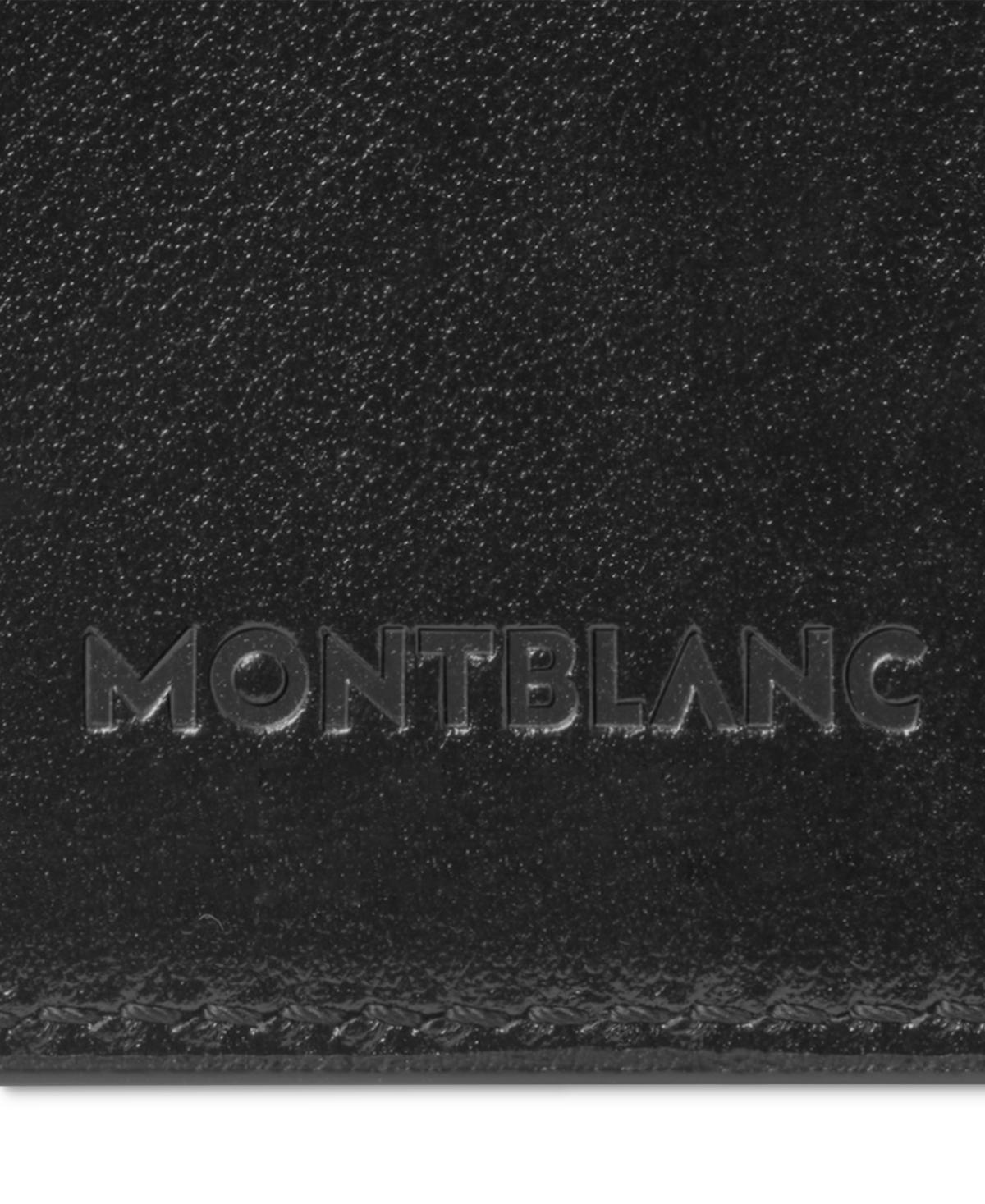 Montblanc Meisterstuck 6cc Leather Card Holder In Black