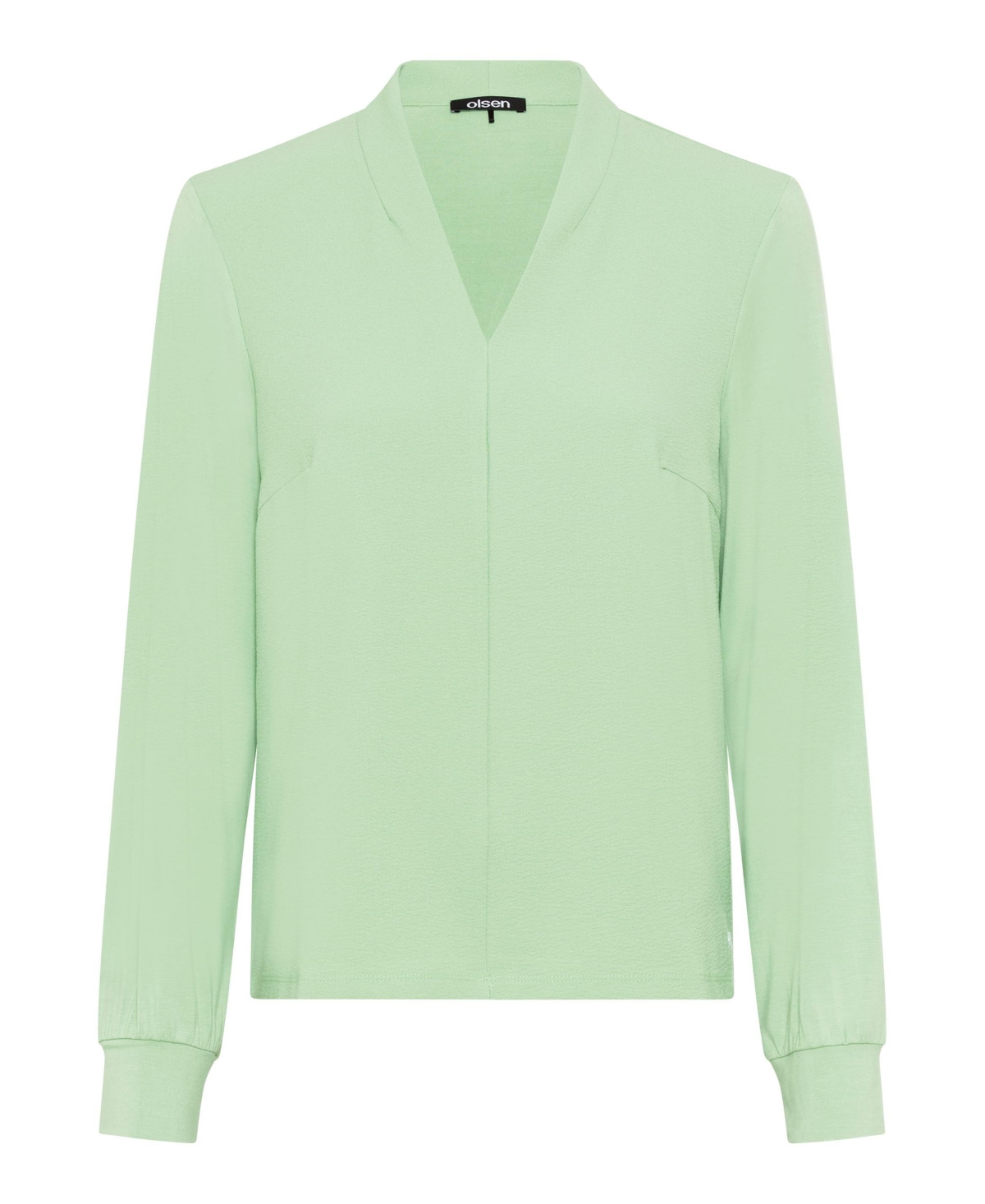 Olsen Mixed Media V-Neck T-Shirt