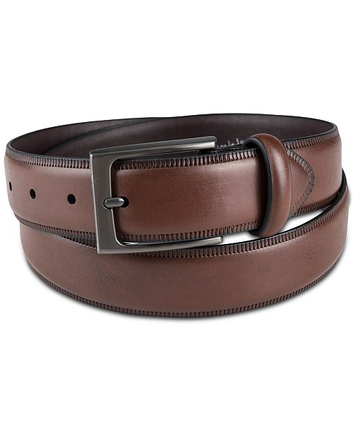 alfani Alfani Men's Embossed Edge Belt Created for Macy's Men's Fashion & Accessories