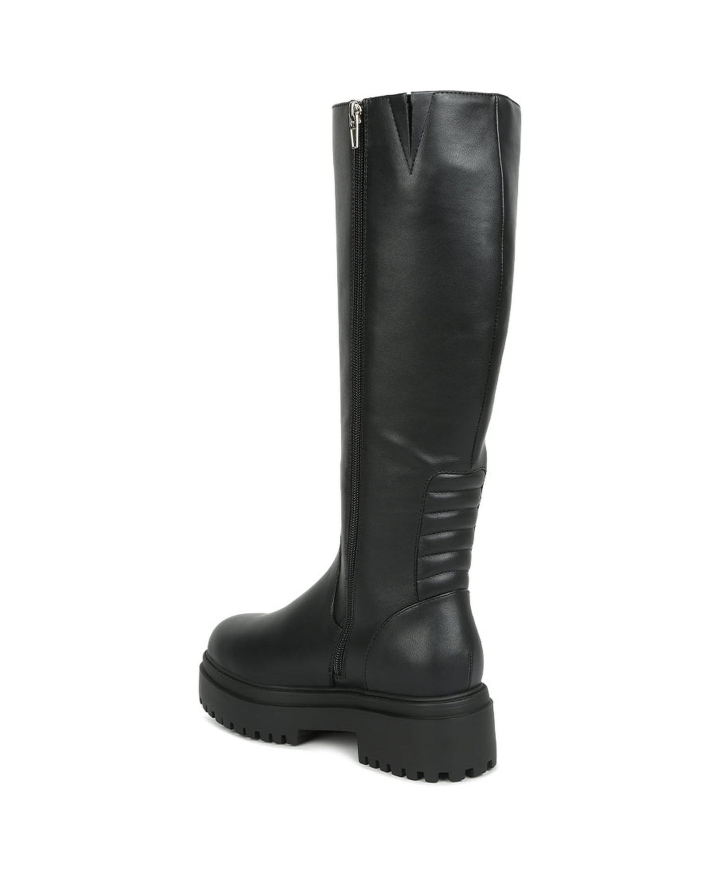 Женские ботинки London Rag Axle Knee Boot, цвет: Чёрная искусственная кожа — фото 9
