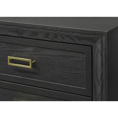 Modern Glam 2-Drawer Nightstand
