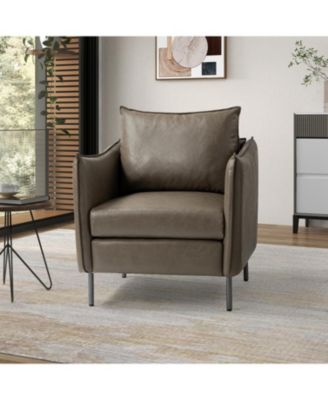 Hope Comfy Living Room Armchair with Metal Legs