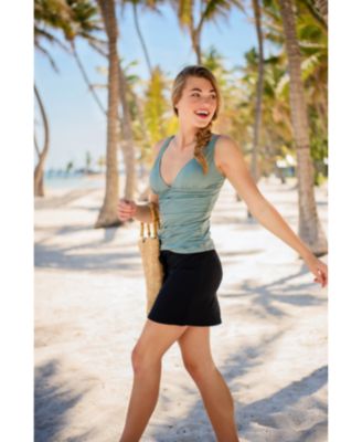 Women's Black Swim Skirt