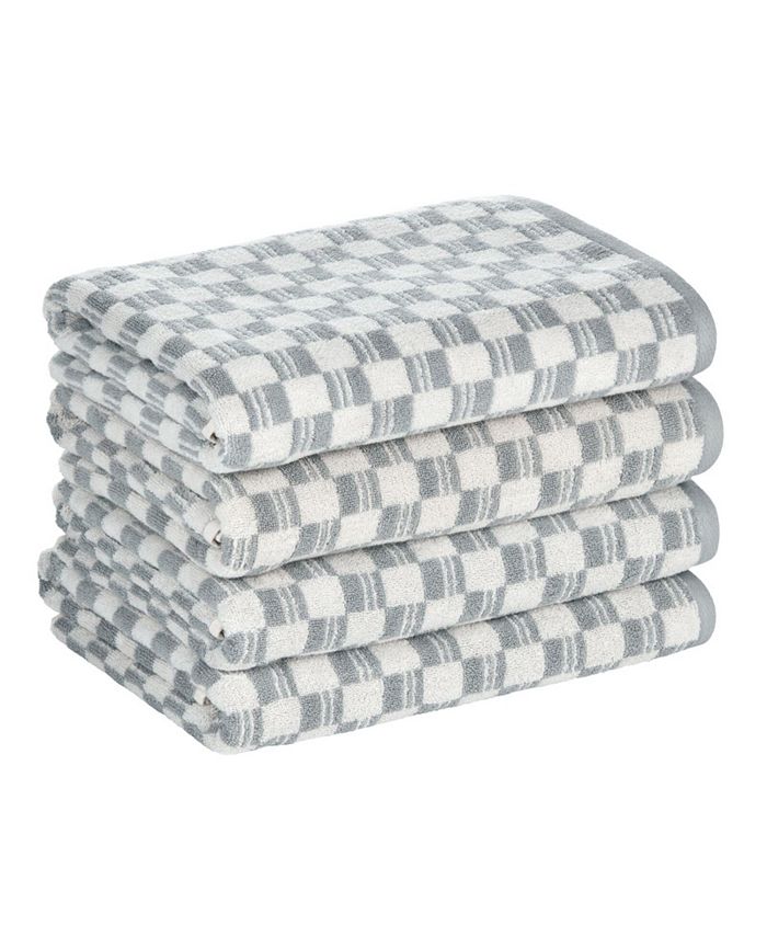 Nate Home by Nate Berkus Cotton Jacquard Bath Towels Set of 4 Macy's