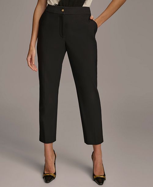 alfani Donna Karan New York Women's Slim-Leg Ankle Pants Regular & Petite Women's Fashion Shoes & Accessories