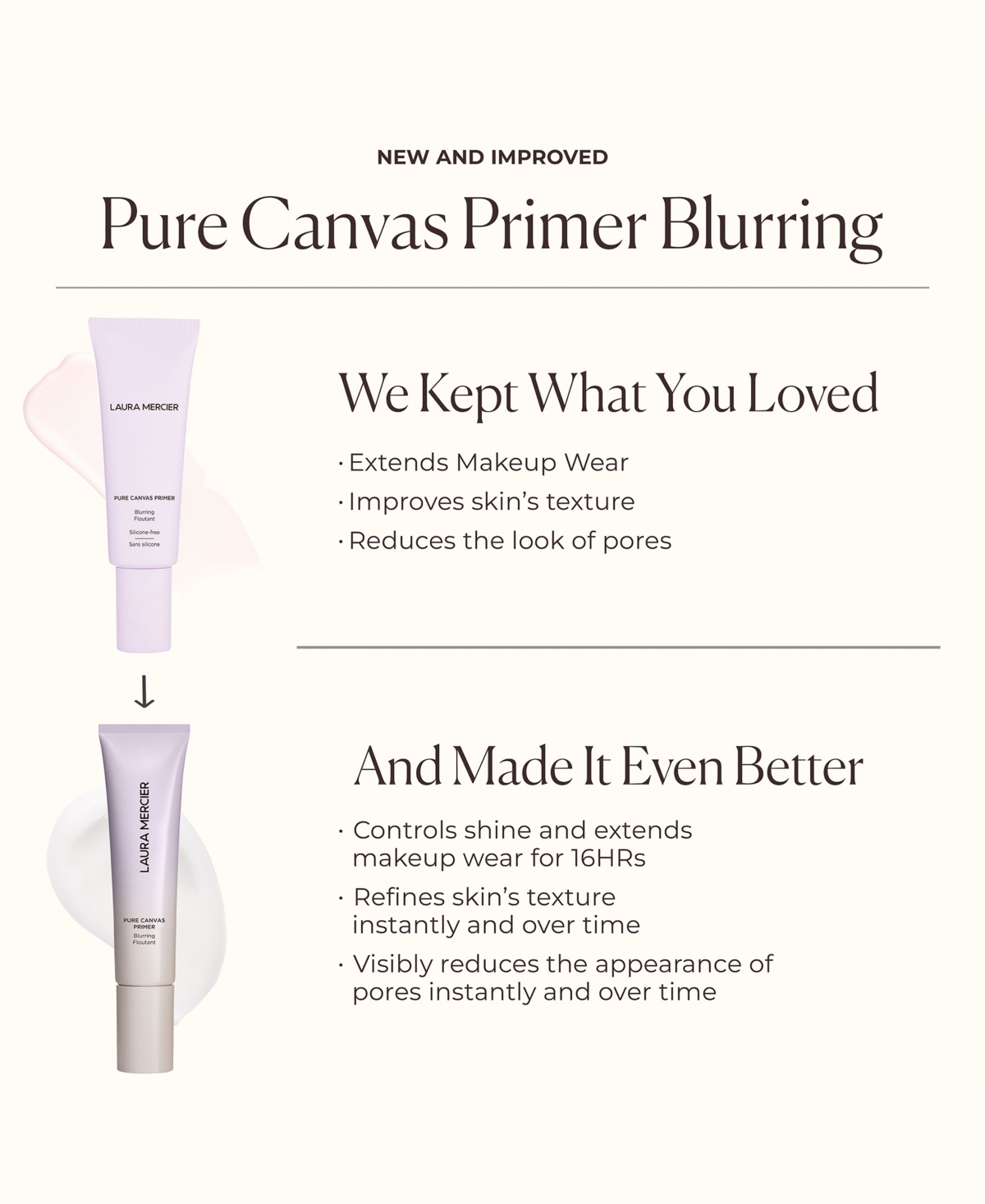 Shop Laura Mercier Mini Pure Canvas Primer, 0.5 Oz. In Illuminating
