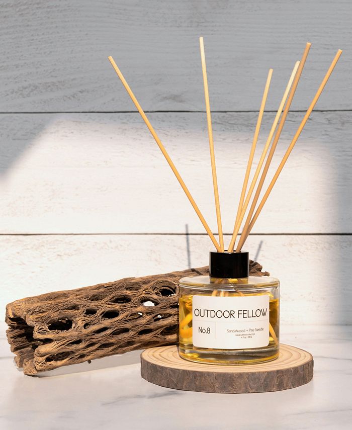 Outdoor Fellow Sandalwood and Pine Needle Reed Diffuser - Macy's