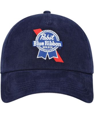 Men's Navy Pabst Blue Ribbon Roscoe Corduroy Adjustable Hat