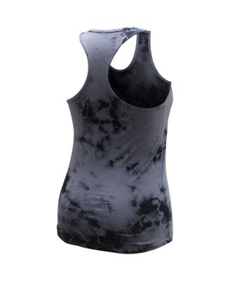 Women's Charcoal Chicago Bulls Street Art Dark Crystal Washed Tank Top