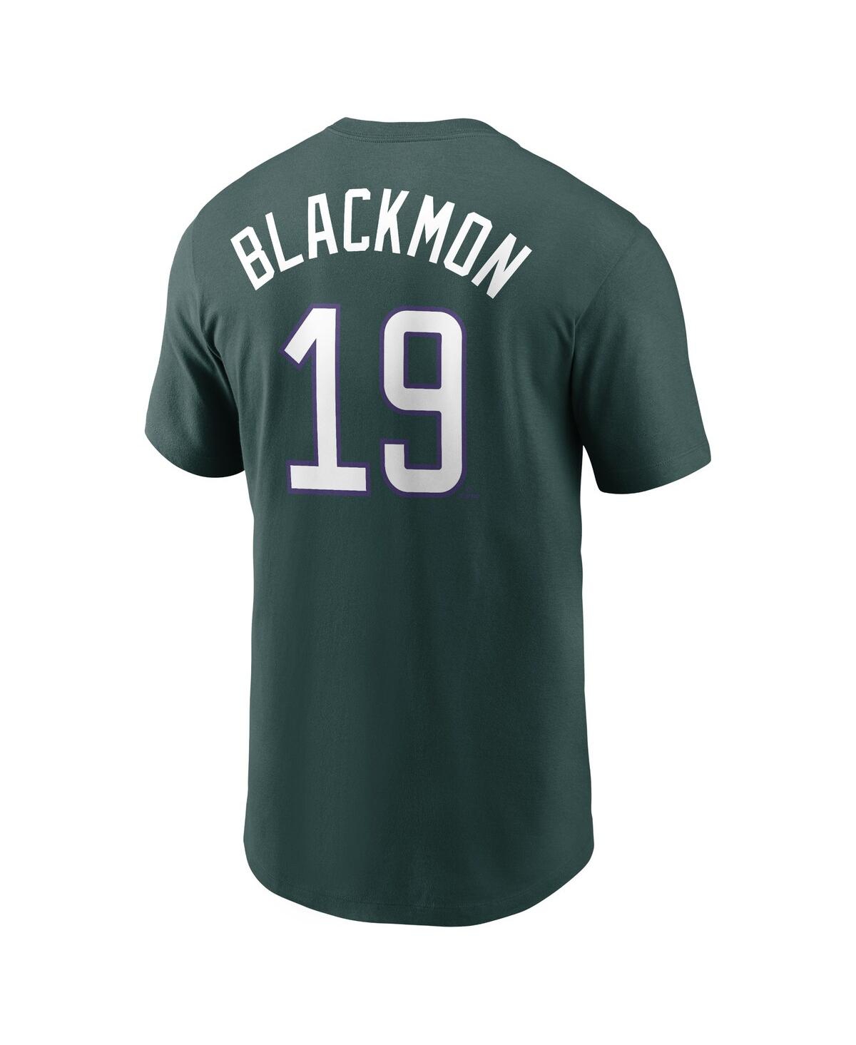 Men's Nike Charlie BlackmonColorado Rockies City Connect Name and Number T-shirt - Green