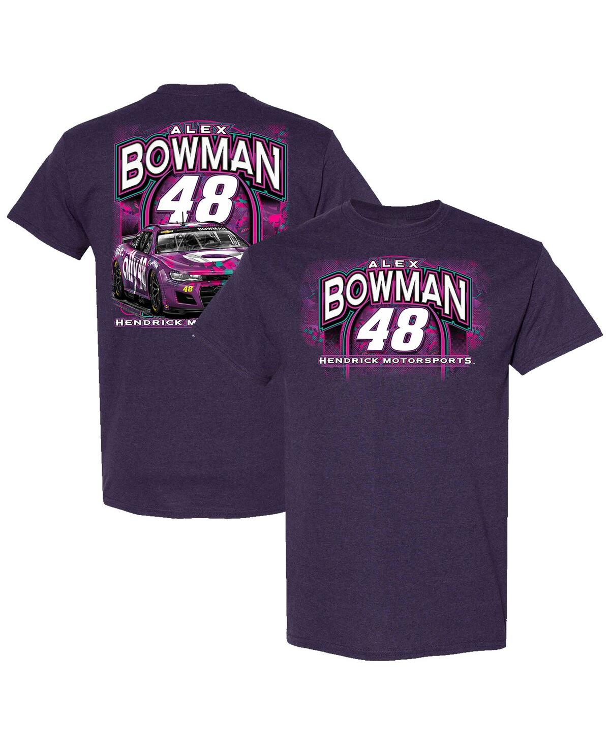 Men's Hendrick Motorsports Team Collection Purple Alex Bowman Car T-shirt - Purple