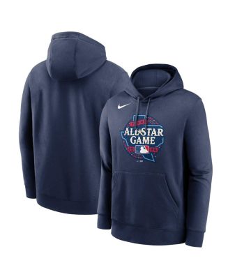 Nike Men's Navy 2024 MLB All-Star Game Logo Club Fleece Pullover Hoodie ...