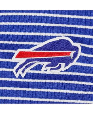 Women's Royal Buffalo Bills Maverick Waffle Henley Long Sleeve T-shirt