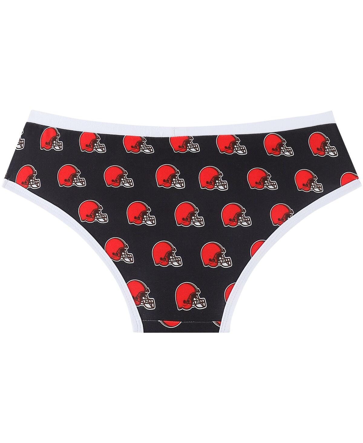 Shop Concepts Sport Women's  Brown Cleveland Browns Gauge Allover Print Knit Panties