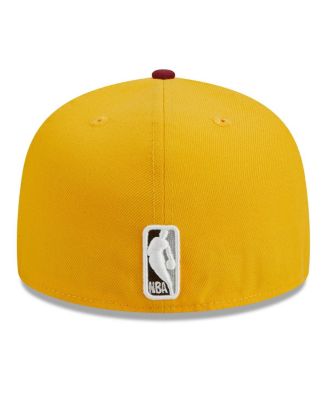 Men's Yellow, Red Boston Celtics Fall Leaves 2-Tone 59FIFTY Fitted Hat