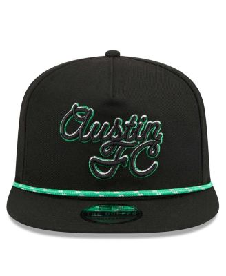 Men's Black Austin FC Script Golfer Adjustable Hat