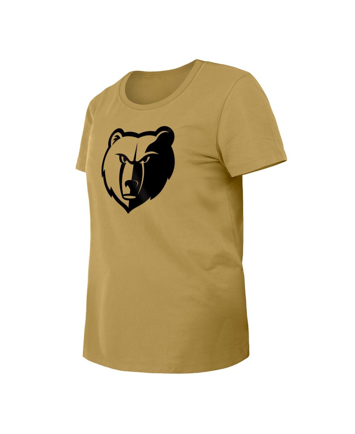 Women's New EraMemphis Grizzlies 2023/24 City Edition T-shirt - Tan
