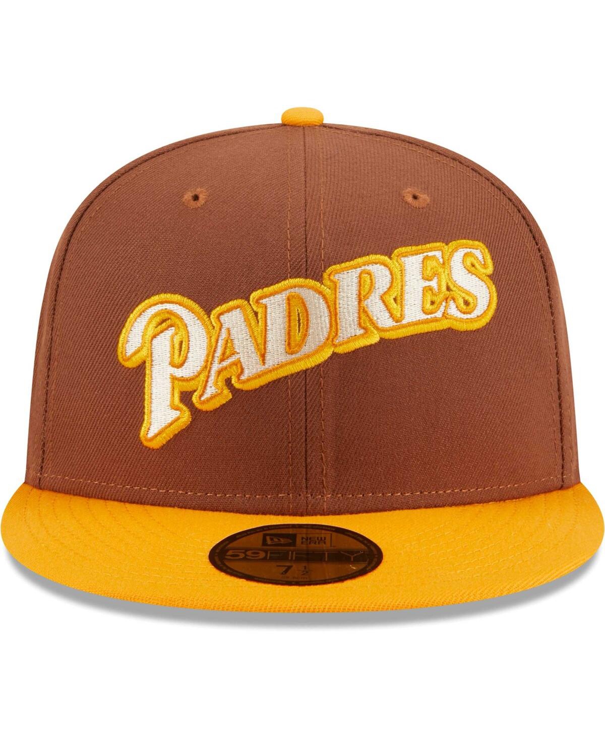 Men's New EraSan Diego Padres Tiramisu 59FIFTY Fitted Hat - Brown