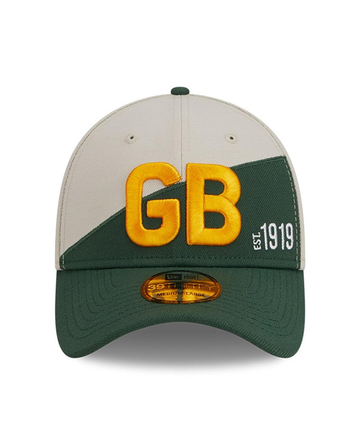 Men's New Era Green Green Bay Packers 2023 Sideline Historic 39THIRTY Flex Hat - Green