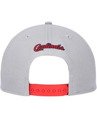 Men's Gray, Red St. Louis Cardinals Band 9FIFTY Snapback Hat