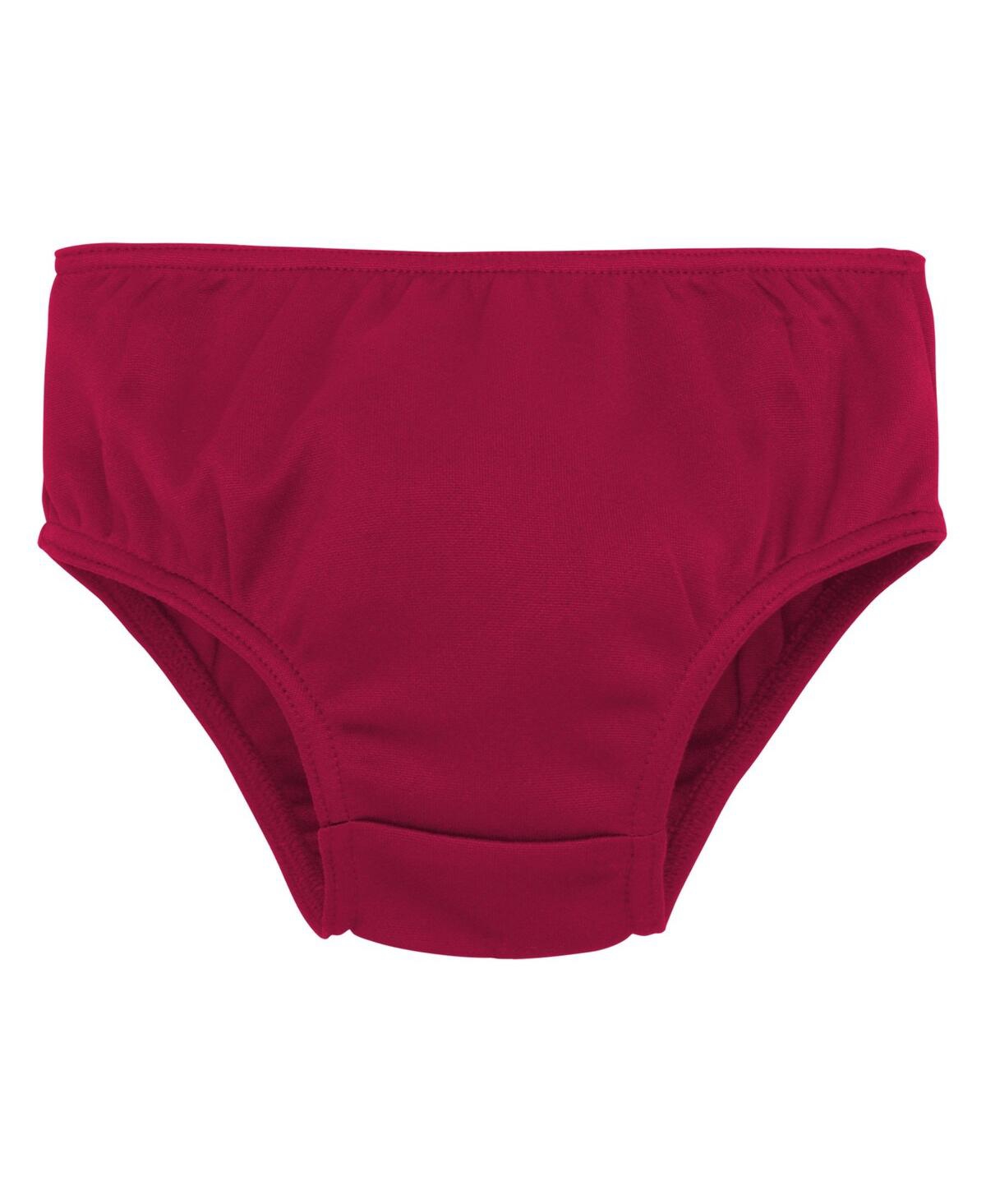 Outerstuff Girls Toddler Cardinal Arizona Cardinals Spirit Cheer Two-piece Cheerleader Set With Bloomers In Cardinal