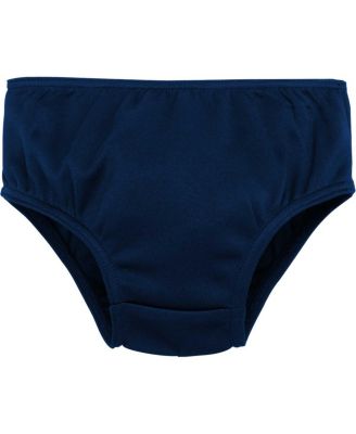 Baby Girls Navy New England Patriots Cheer Captain Jumper Dress