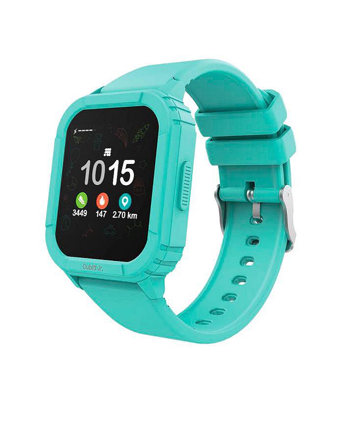 Cubitt Jr. Kids Smart watch  Fitness Tracker Rubber Strap for Boys and Girls - Blue