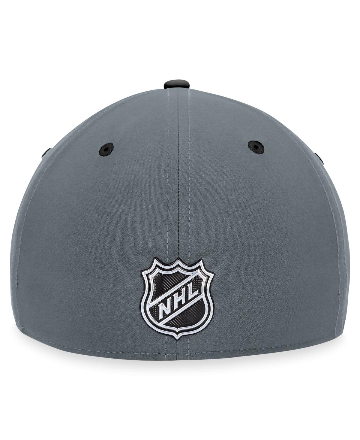 Shop Fanatics Men's  Gray New York Islanders Authentic Pro Home Ice Flex Hat