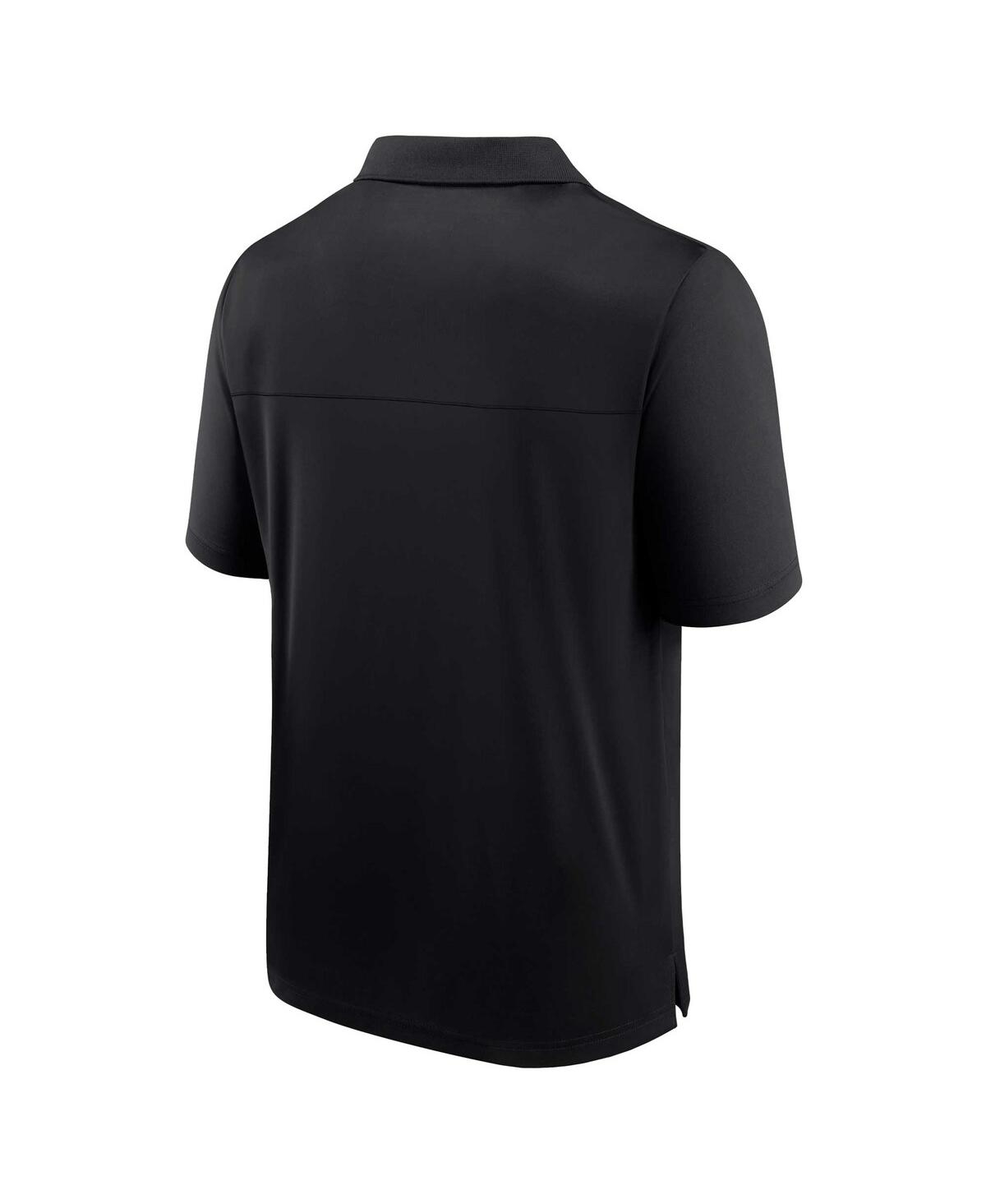 Shop Fanatics Men's  Black Baltimore Orioles Logo Polo Shirt