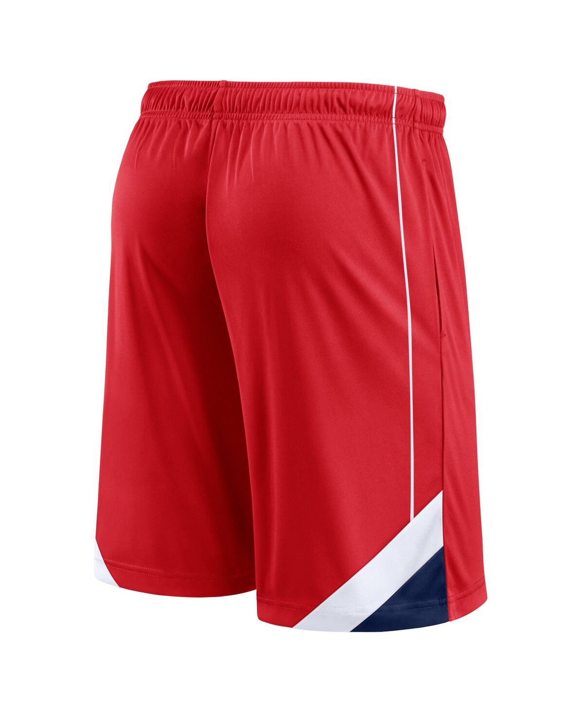 Shop Fanatics Men's  Red Washington Nationals Slice Shorts