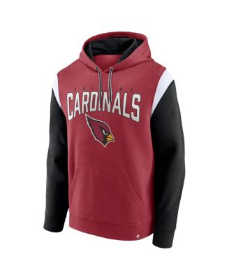 Men's Cardinal Arizona Cardinals Trench Battle Pullover Hoodie