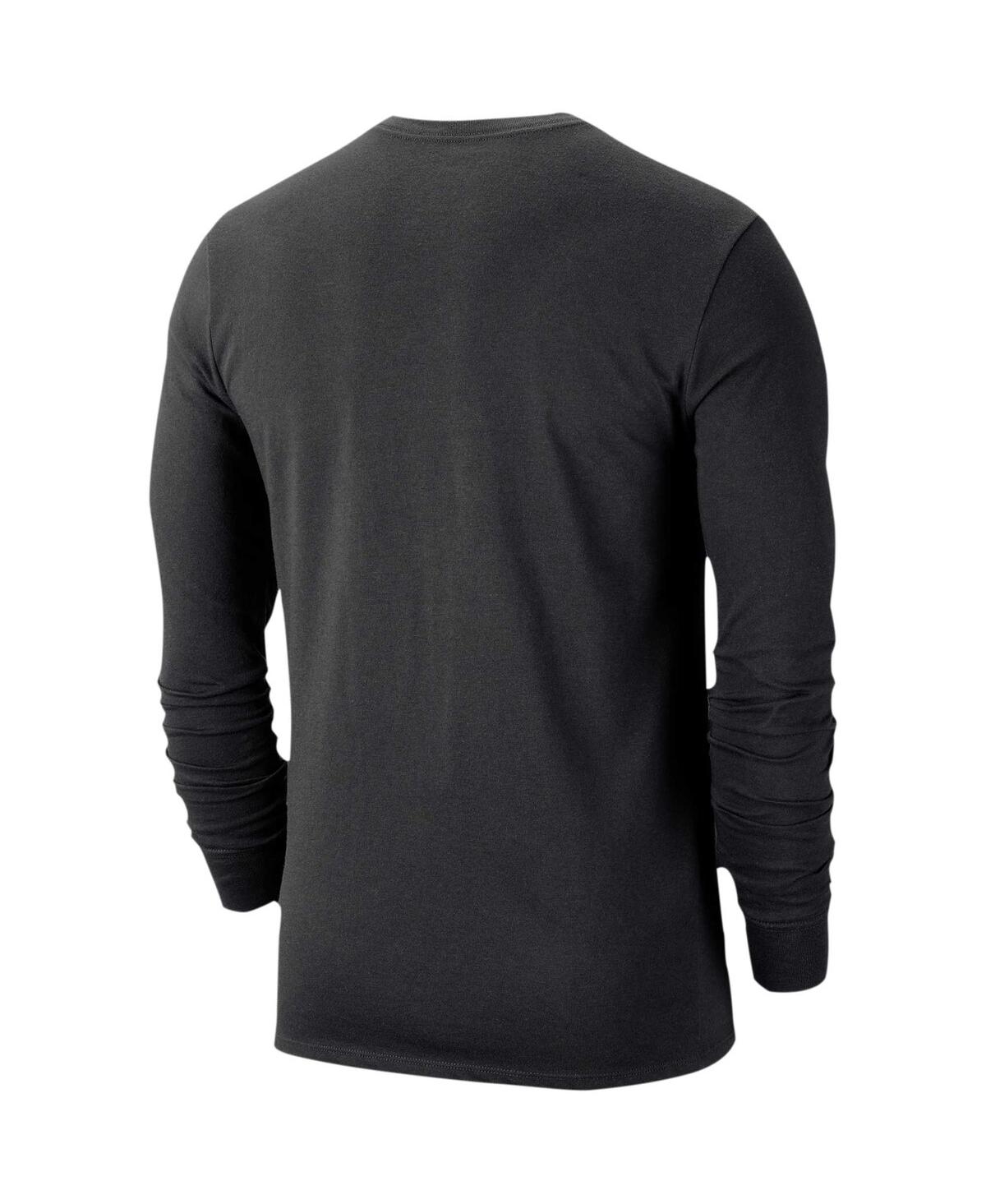 Shop Nike Men's  Black Pitt Panthers Changeover Long Sleeve T-shirt