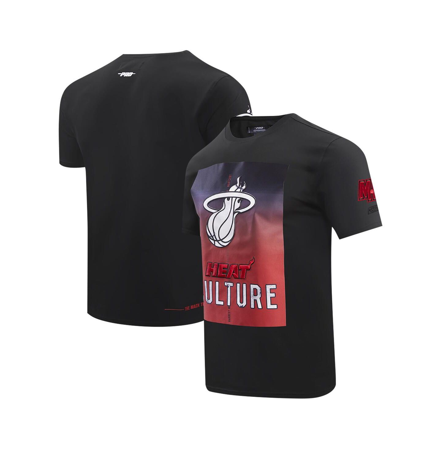 Мужская футболка Pro Standard Black Miami Heat 2023 City Edition — фото 1