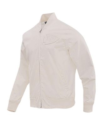 Men's Cream Kansas City Chiefs Neutral Full-Zip Jacket