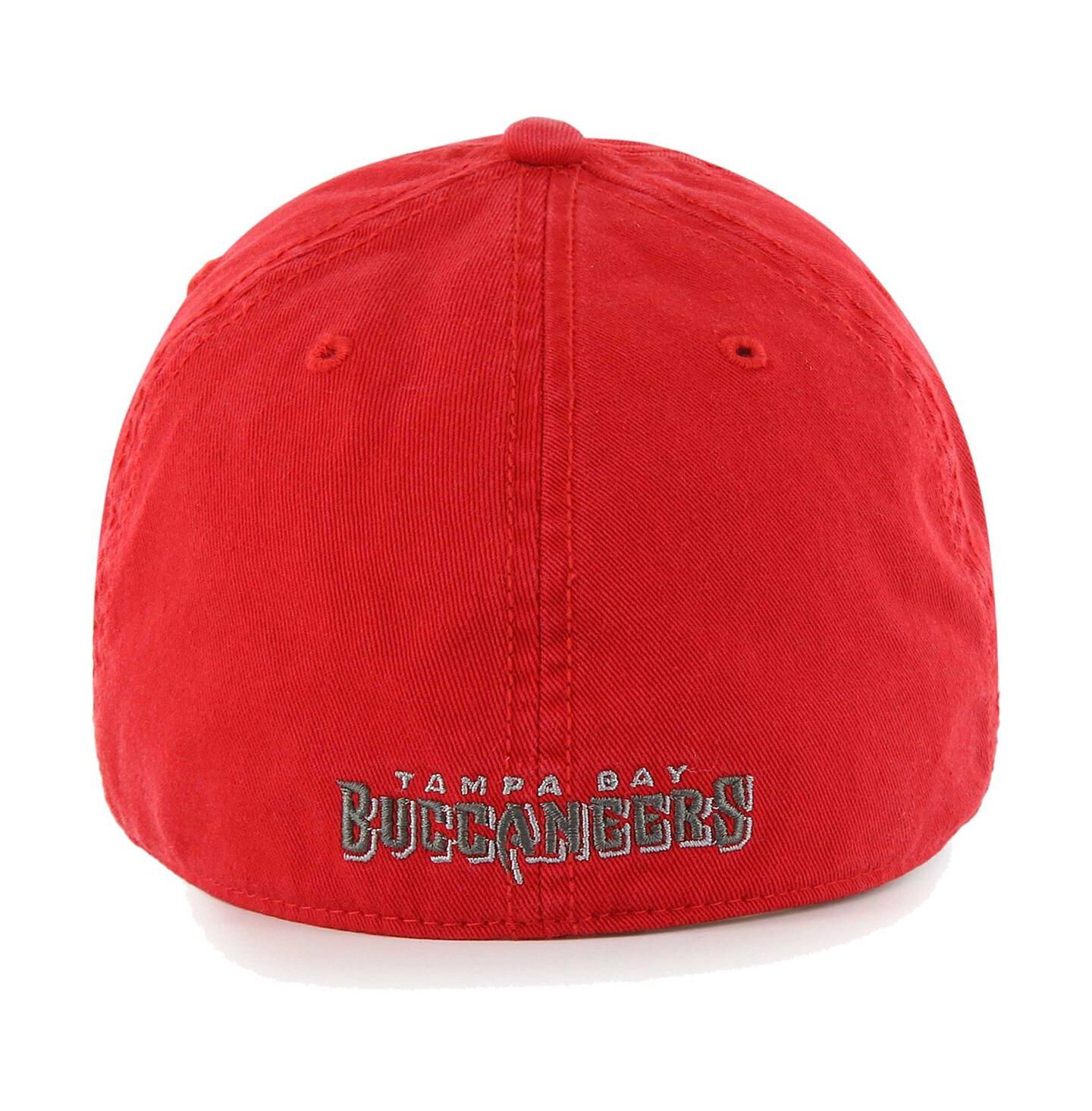 Мужская кепка '47 Brand Red Tampa Bay Buccaneers Franchise Logo Fitted Hat — фото 2
