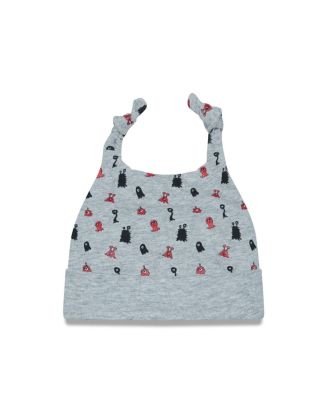 Baby Boys and Girls Heather Gray Kansas City Chiefs Critter Cuffed Knit Hat