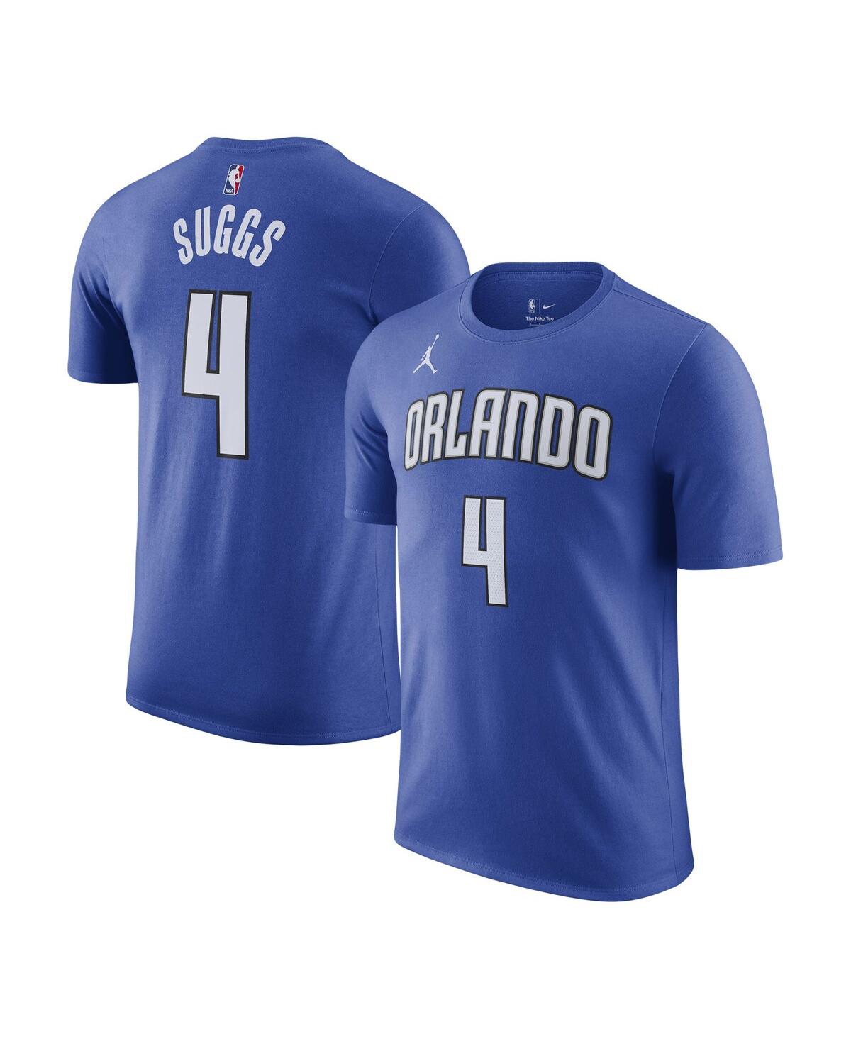 Men's Jordan Jalen Suggs Blue Orlando Magic 2022/23 Statement Edition Name and Number T-shirt - Blue