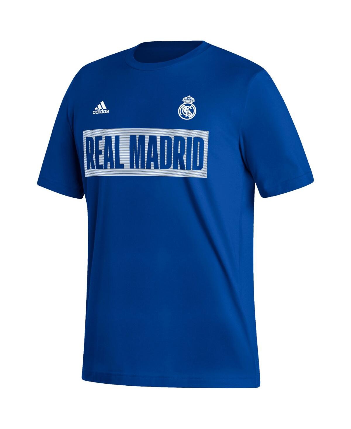 Men's adidasReal Madrid Culture Bar T-shirt - Blue