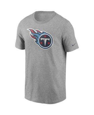 Men's Heathered Gray Tennessee Titans Primary Logo T-shirt