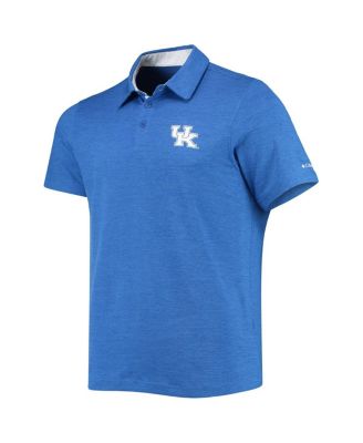 Men's Royal Kentucky Wildcats Tech Trail Omni-Shade Polo Shirt