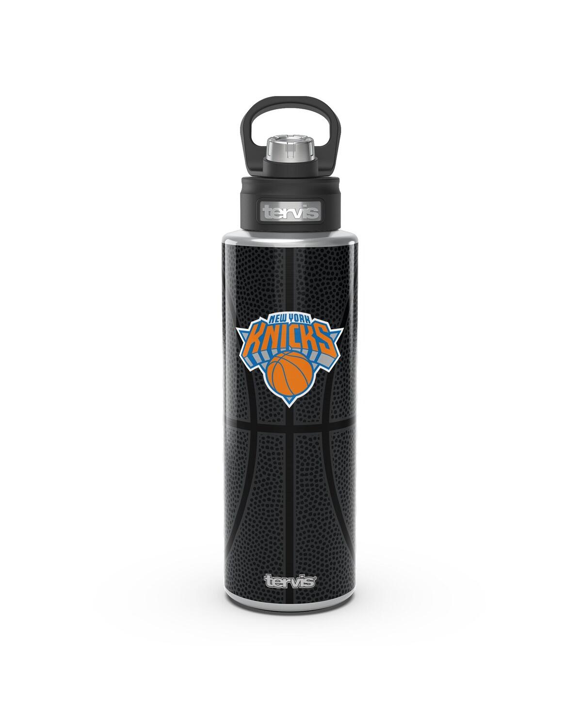 New York Knicks 40 Oz Leather Wide Mouth Water Bottle - Multi
