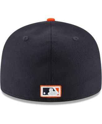 Men's Navy Detroit Tigers Cooperstown Collection Wool 59FIFTY Fitted Hat