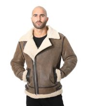Macys mens shearling coats cheap