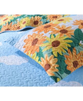 100% Cotton Kids Quilt Bedspread Set for Teens Girls Bedding TYH - Twin