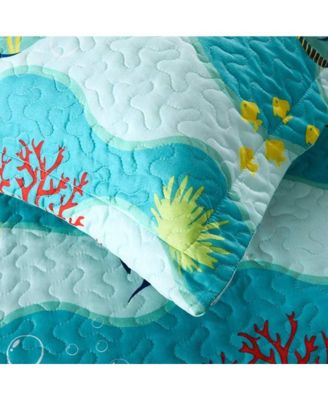 Kids Girls Boys Ocean Quilt Set Bedspread Coverlet Set 277 - Twin