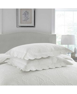 3 PCS 100% Cotton Oversized Bedspread Set Lightweight Quilt Set TX - Queen