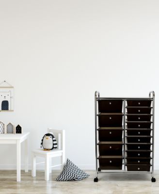 15-Drawer Organizer Cart